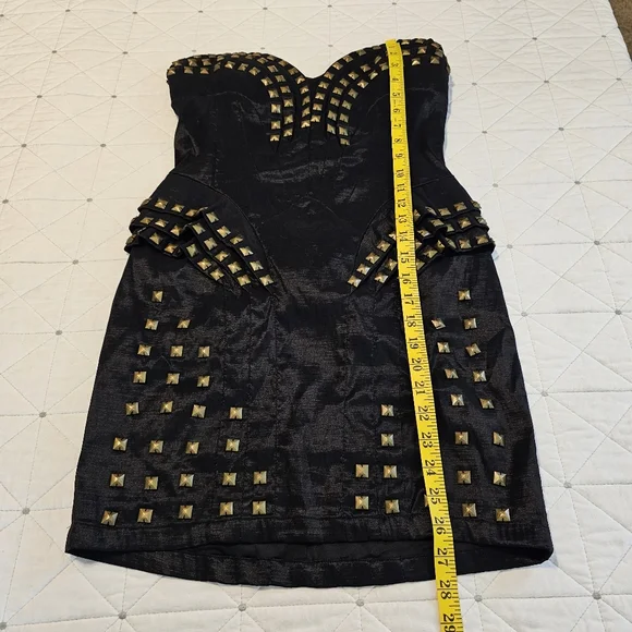 PasCucci Black Corset Dress! Size Large. - Picture 11 of 13